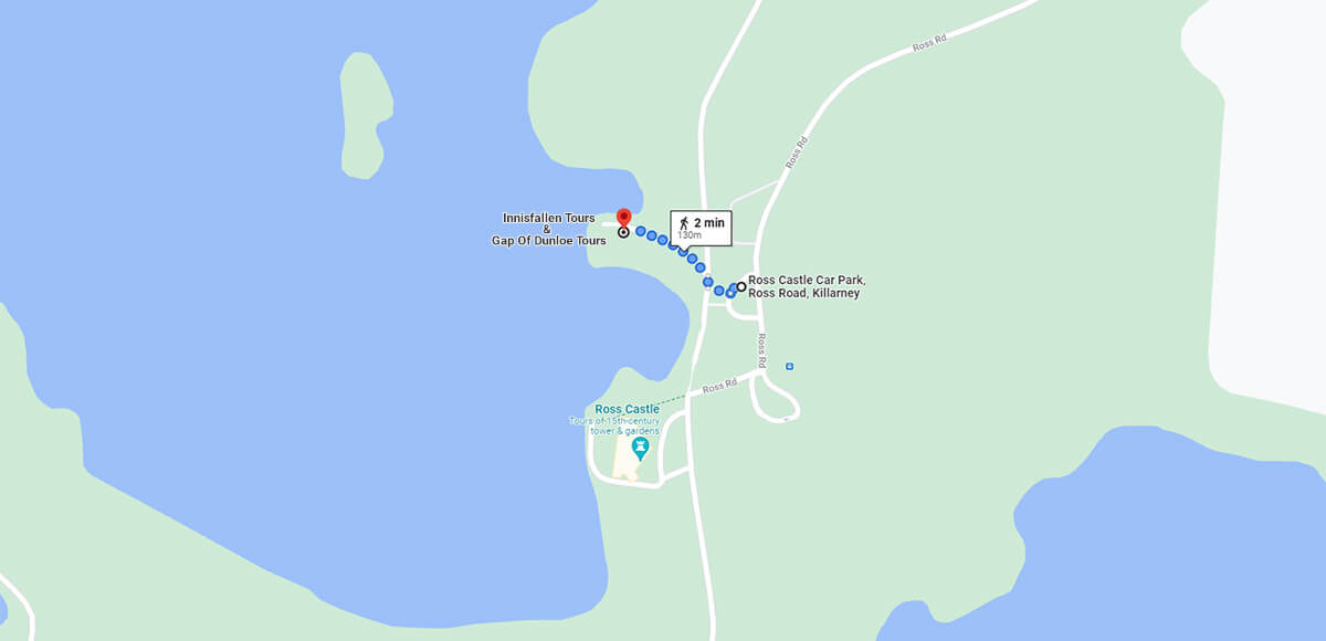 Reen Pier from Ross Castle Car Park